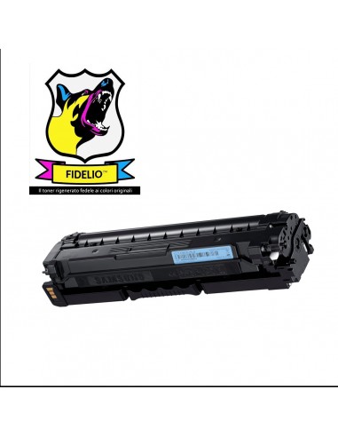 Compatibile con Samsung CLT-C503L ELS SU014A FIDELIO Ciano Toner