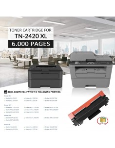 KRAKEN Toner Compatibile con Brother TN2420 XL da 6000 pagine Nero